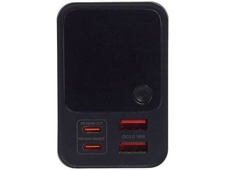 Внешний аккумулятор для ноутбуков «EpIQ», 100 Вт, 30000 mAh, темно-серый