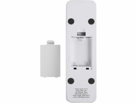 Складывающаяся настольная LED лампа "Stack N", 3 Вт, белый Складывающаяся настольная LED лампа "Stack N", 3 Вт, белый
