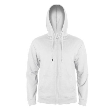 Толстовка мужская EVEREST, белый, S, 50 % хлопок, 50% полиэстер