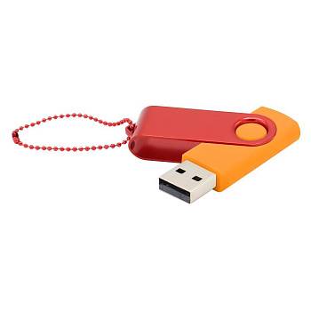 Флешка Designer To Go 2.0 USB 16Gb, оранжевый/красный Флешка Designer To Go 2.0 USB 16Gb, оранжевый/красный