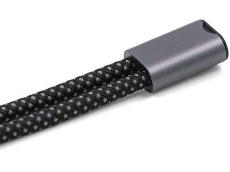 Ремешок-держатель для телефона с зарядным кабелем USB-C - USB-C «Lany Wristband Charge Eco», серый