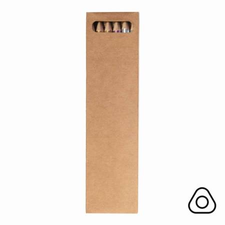 Набор цветных карандашей METALLIC, 6 цветов, дерево, картон