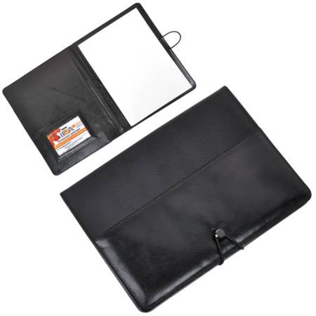 Папка А5 "Button", 17,5х23х1,7см,текстиль,искусственная кожа