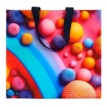 Сумка для покупок Слинг с полноцветной печатью, длина ручек 50 см