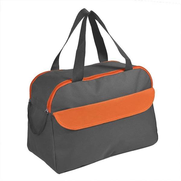 Сумка дорожная/спортивная "ACTIVE" с 2 карманами,  оранжевый, 45х31х22 см, полиестер