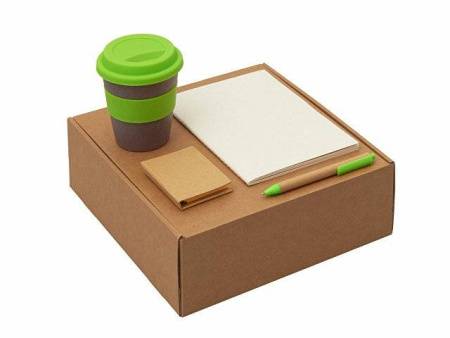 Набор «Halm» с блокнотом, ручкой и стаканом 