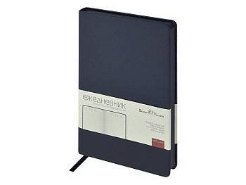 Ежедневник А5 "Megapolis Color New" soft-touch, темно-синий navy Ежедневник А5 "Megapolis Color New" soft-touch, темно-синий navy