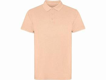 Рубашка поло «Cobain» унисекс, светло-абрикосовый выстиранный