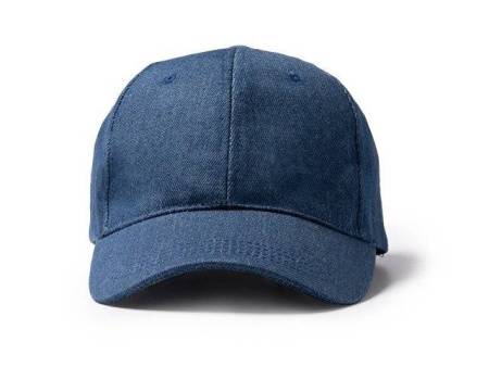 Бейсболка 6 панельная ISBUD из переработанной джинсовой ткани