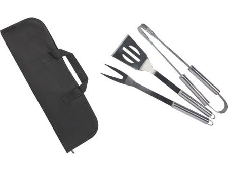 Barcabo Набор для барбекю из 3 предметов, серебристый Barcabo Набор для барбекю из 3 предметов, серебристый
