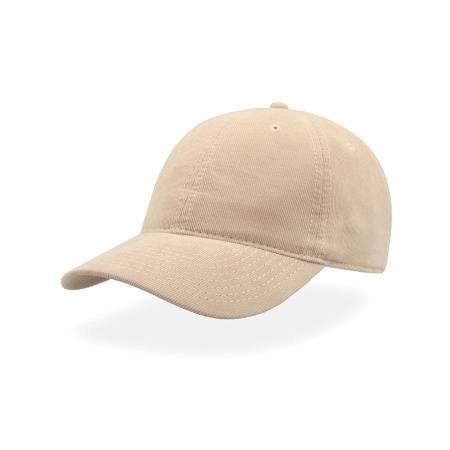 Бейсболка "CREEP", 6 клиньев, металлическая застежка, бежевый, 100% хлопок