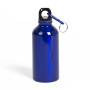 Бутылка для воды "Mento-1", алюминиевая, с карабином, 400 мл.