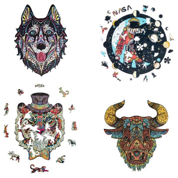 Пазлы деревянные Prezent Premium на заказ, S