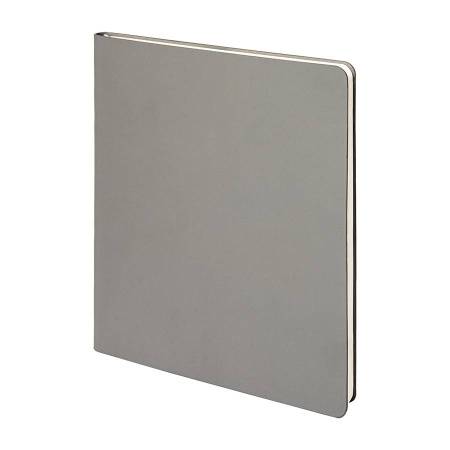 Бизнес-блокнот "Cubi", 150*180 мм, белый, кремовый форзац, мягкая обложка