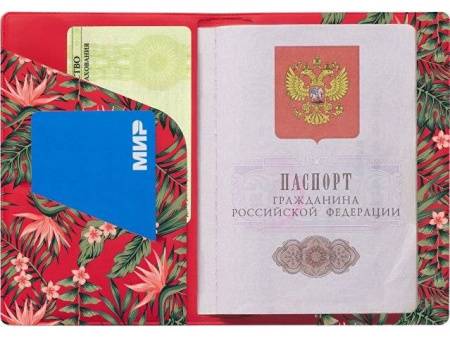 Обложка для паспорта с возможностью полноцветной УФ-печати, софт-тач Обложка для паспорта с возможностью полноцветной УФ-печати, софт-тач