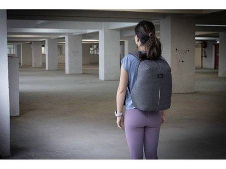 Рюкзак с защитой от краж "Phantom Mini", серый