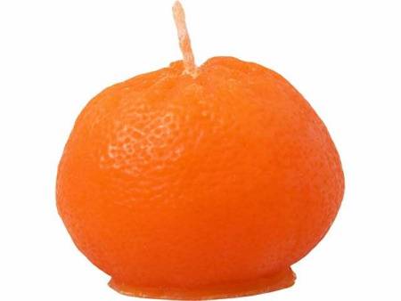 Свеча "Мандарин", оранжевый