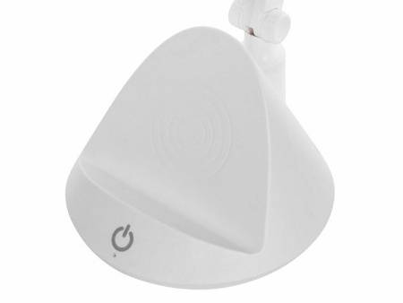 Настольный светильник с функцией беспроводной зарядки "Bendy", 5 Вт