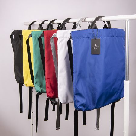 Рюкзак RUN, белый, 48х40см, 100% нейлон