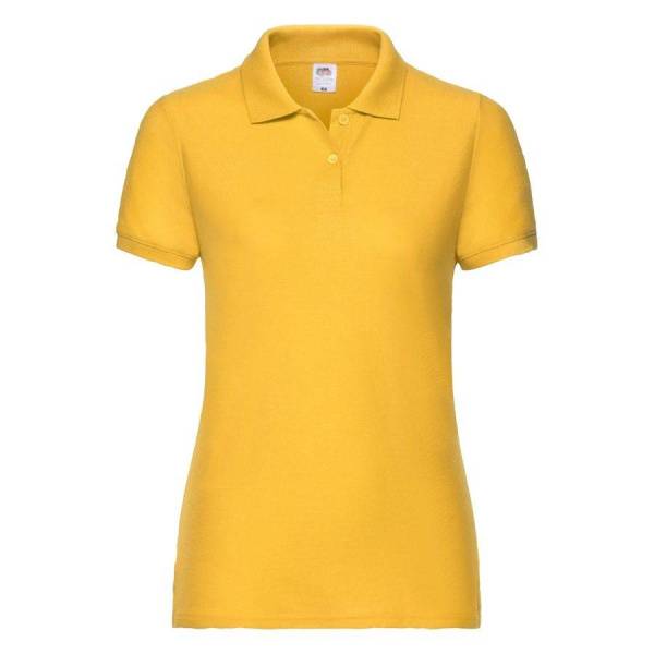 Поло "Lady-Fit 65/35 Polo", белый_XS, 65% п/э, 35% х/б