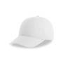 Бейсболка RECY SIX, 6 клиньев, застежка-липучка, белый, 100 % переработанный полиэстер