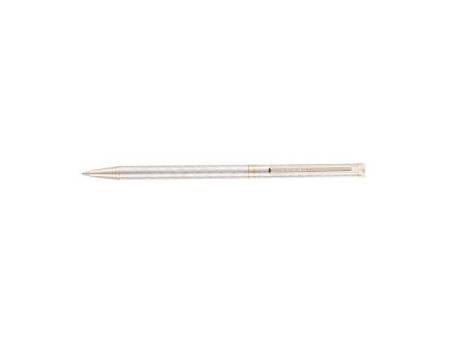 Ручка шариковая Pierre Cardin SLIM. Цвет - серебристый. Упаковка Е
