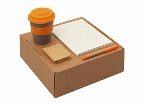 Набор «Halm» с блокнотом, ручкой и стаканом 