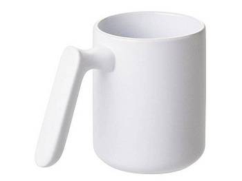 Кружка матовая с прямой ручкой "Axio", 360 мл, белый