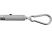Брелок-фонарик "Карабин", серебристый
