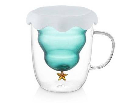 Кружка с двойными стенками с елочкой внутри "Winter Wonderland"