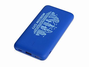 Внешний беспроводной аккумулятор с подсветкой лого «Reserve X» v.2, 8000 mAh, ярко-синий Внешний беспроводной аккумулятор с подсветкой лого «Reserve X» v.2, 8000 mAh, ярко-синий