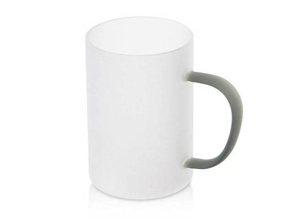 Стеклянная матовая кружка для сублимации «Акцент»