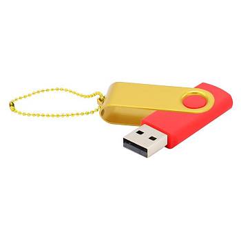 Флешка Designer To Go 2.0 USB 16Gb, красный/желтый Флешка Designer To Go 2.0 USB 16Gb, красный/желтый