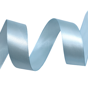 Лента атласная 150 см (ширина 2,5 см), голубой