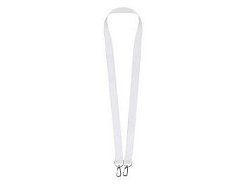 Ланъярд 2 см под сублимацию с 2-мя карабинами, серебристый