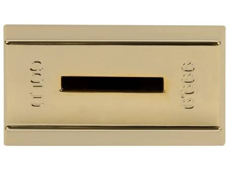 Копилка «Слиток золота», золотистый