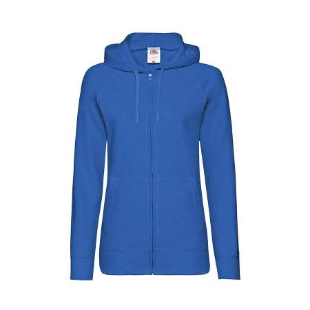 Толстовка без начеса "Ladies Lightweight Hooded Sweat", белый, XS, 80% х/б 20% полиэстер