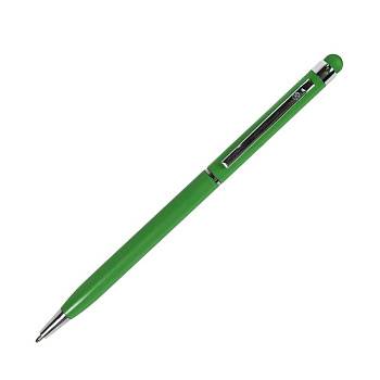 TOUCHWRITER, ручка шариковая со стилусом для сенсорных экранов, зеленый/хром, металл TOUCHWRITER, ручка шариковая со стилусом для сенсорных экранов, зеленый/хром, металл
