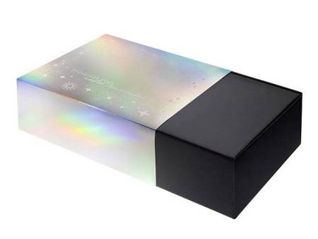 Подарочная коробка с голографическим шубером «Aurora», XL, вн. размер 300х235х105 мм.