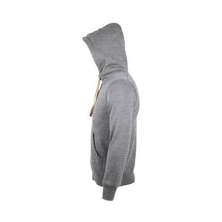 Толстовка "Sherpa", серый меланж_XS, 80% хлопок, 20% полиэстер, мольтон 280м/г2