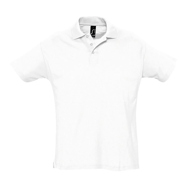 Рубашка поло мужская SUMMER II, белый, XS, 100% хлопок
