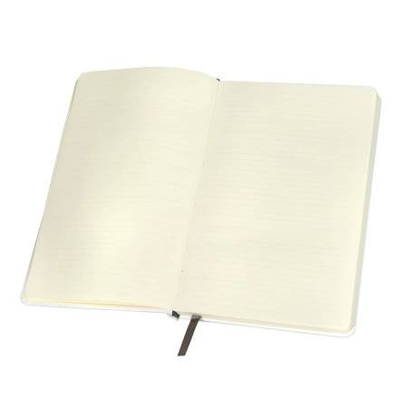 Блокнот Belto, А5, белый/бирюзовый, кремовый блок