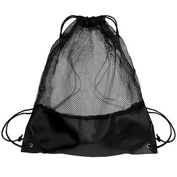Рюкзак мешок с укреплёнными уголками Mesh, чёрный, 35*41 см, полиэстер 210D Рюкзак мешок с укреплёнными уголками Mesh, чёрный, 35*41 см, полиэстер 210D