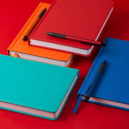 Ежедневник датированный Bliss, А5,  бирюзовый, белый блок, без обреза