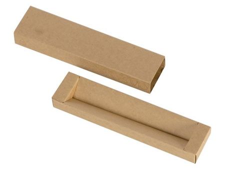 Футляр для 1 ручки из переработанного картона "Recycard", натуральный