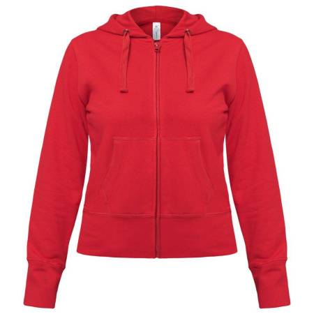 Толстовка женская Hooded Full Zip белая
