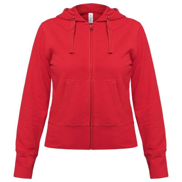 Толстовка женская Hooded Full Zip белая
