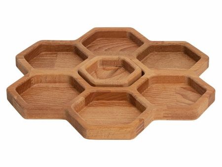 Менажница соты с одной соусницей "Соты"