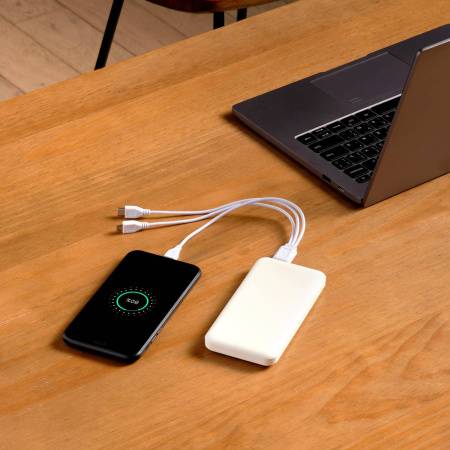 Внешний аккумулятор, Elari Plus, 10000 mAh, белый