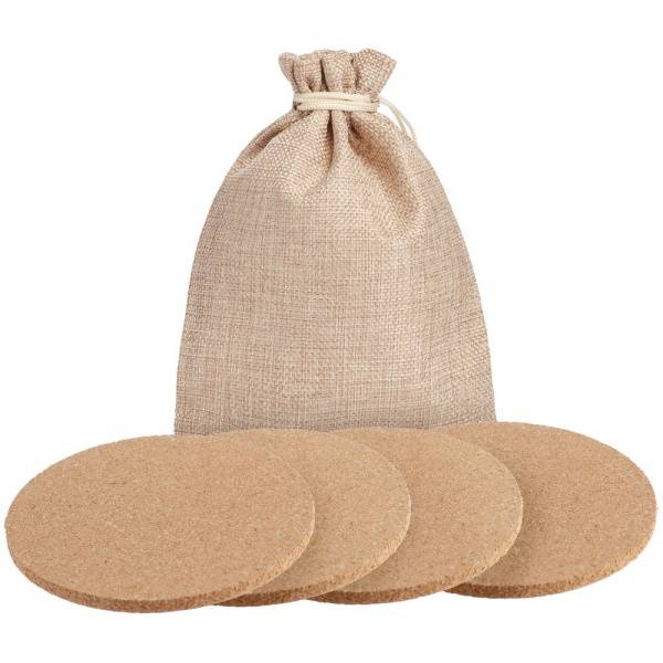 Набор из 4 костеров Suberic, квадрат